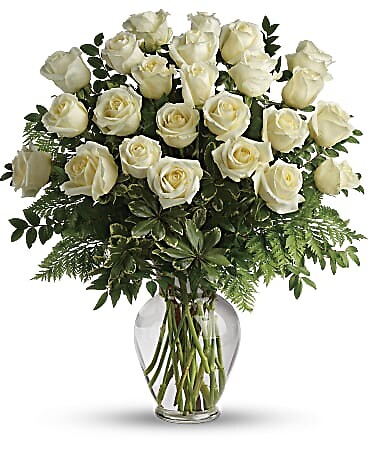 candlelight garden roses 2 dozen